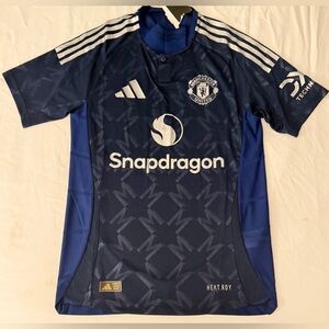 Adidas Manchester United 2024/25 AUTHENTIC Away Soccer Jersey IU1391 Men’s Sz: M